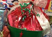 Baskets made by Tofte's Core Classes for The Senior Center
