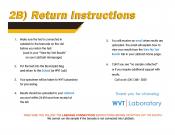 2B) Return Instructions