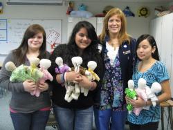 Students from Chehalem Valley Middle School and a PNMC Staff member