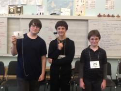 Top 3 in the spelling bee at CV