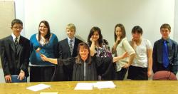 Mock Trials at Mountain View Middle School