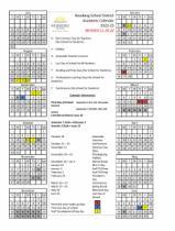 REVISED Academic Calendar