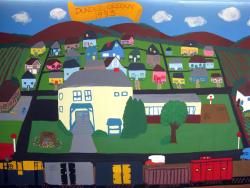 Mural of Dundee elementary School 1993