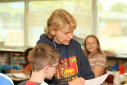 Mabel Rush Elementary School classroom