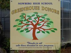 Greenhouse Donor Sign