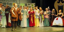 The cast of ‘Once Upon a Mattress’ rehearse for the Nov. 3 premier of the musica