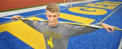 SETH GORDON - After throwing over 200 feet and winning a state championship as a senior, Newberg's Hap Frketich signed a national letter of intent May 25 to compete at the University of Wyoming.